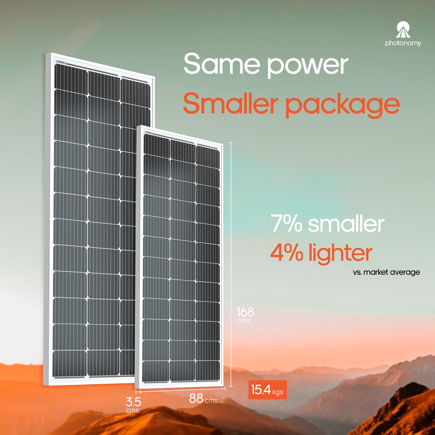 Photonomy 300W Monocrystalline Solar Panel