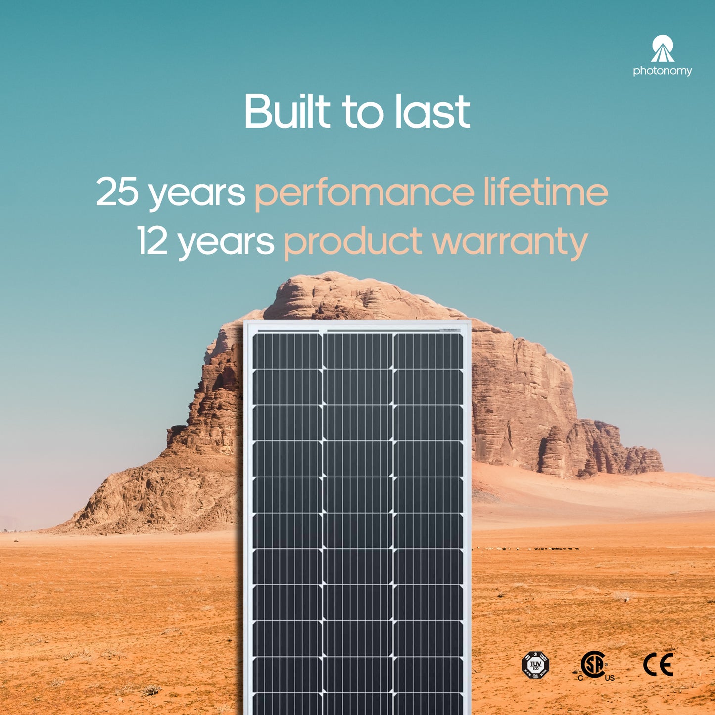 200W Mono Solar Panel